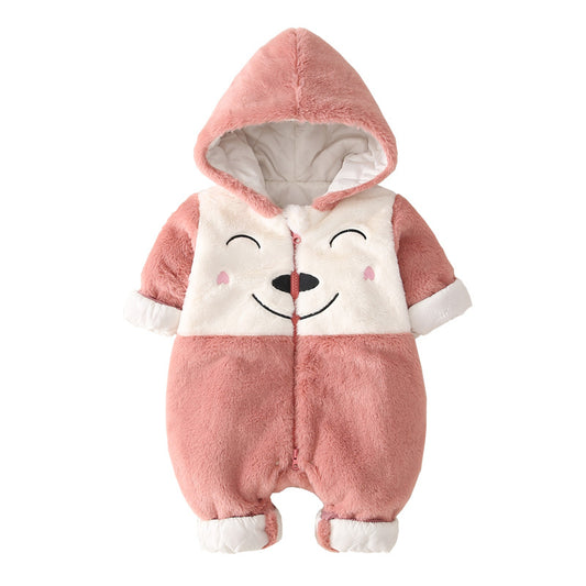 Baby Winter Thick Cotton Padded Jumpsuit Jacket