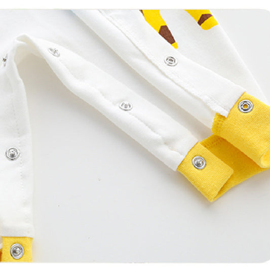 Baby Cotton Long Sleeve Romper – One-Piece Outfit for Infants