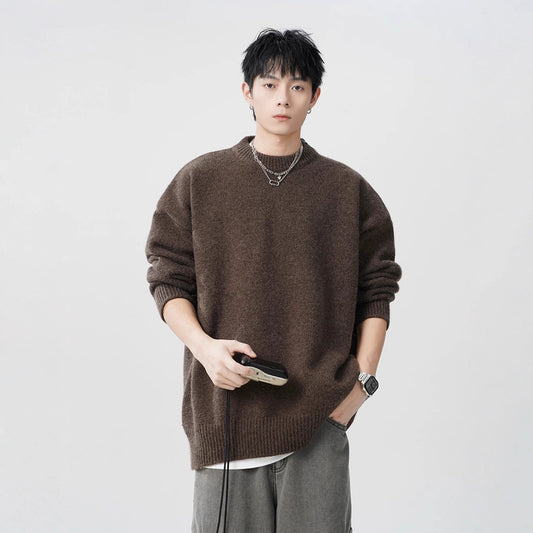 Teen & Young Adult Loose-Fitting Knit Sweater | Casual Laid-Back Style