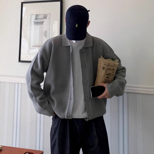 Korean-Style Casual Relaxed-Fit Top – Trendy Unisex Shirt