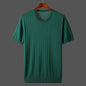 Men’s Hollow-Out Knitted Short-Sleeve Shirt – Casual Breathable Summer Top