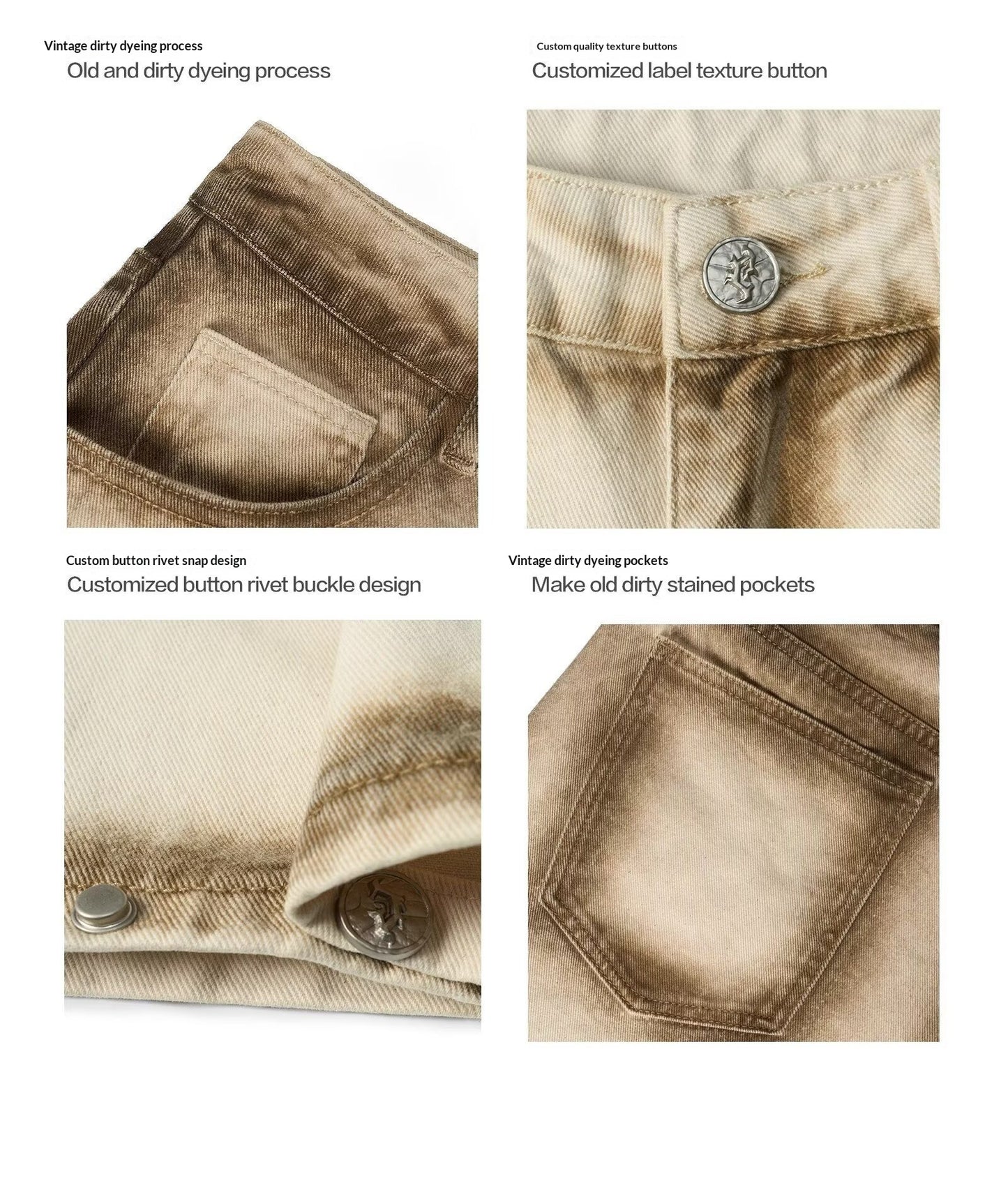 Men’s Loose Straight Retro Streetwear Floor-Length Pants – Casual Trendy Trousers