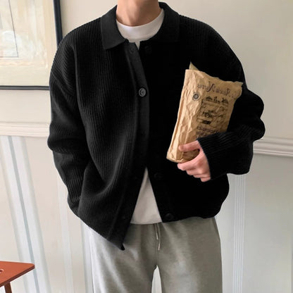 Korean-Style Casual Relaxed-Fit Top – Trendy Unisex Shirt