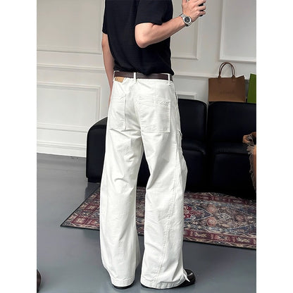 Women's American-Style Cutliff Loose-Fit Wide-Leg Casual Trousers – Comfortable & Stylish