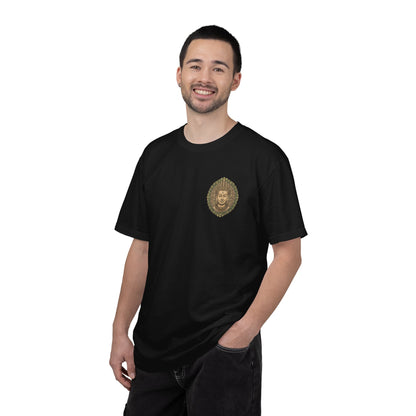Buddha Lotus Chest T-Shirt — Vintage Meditation Graphic Tee