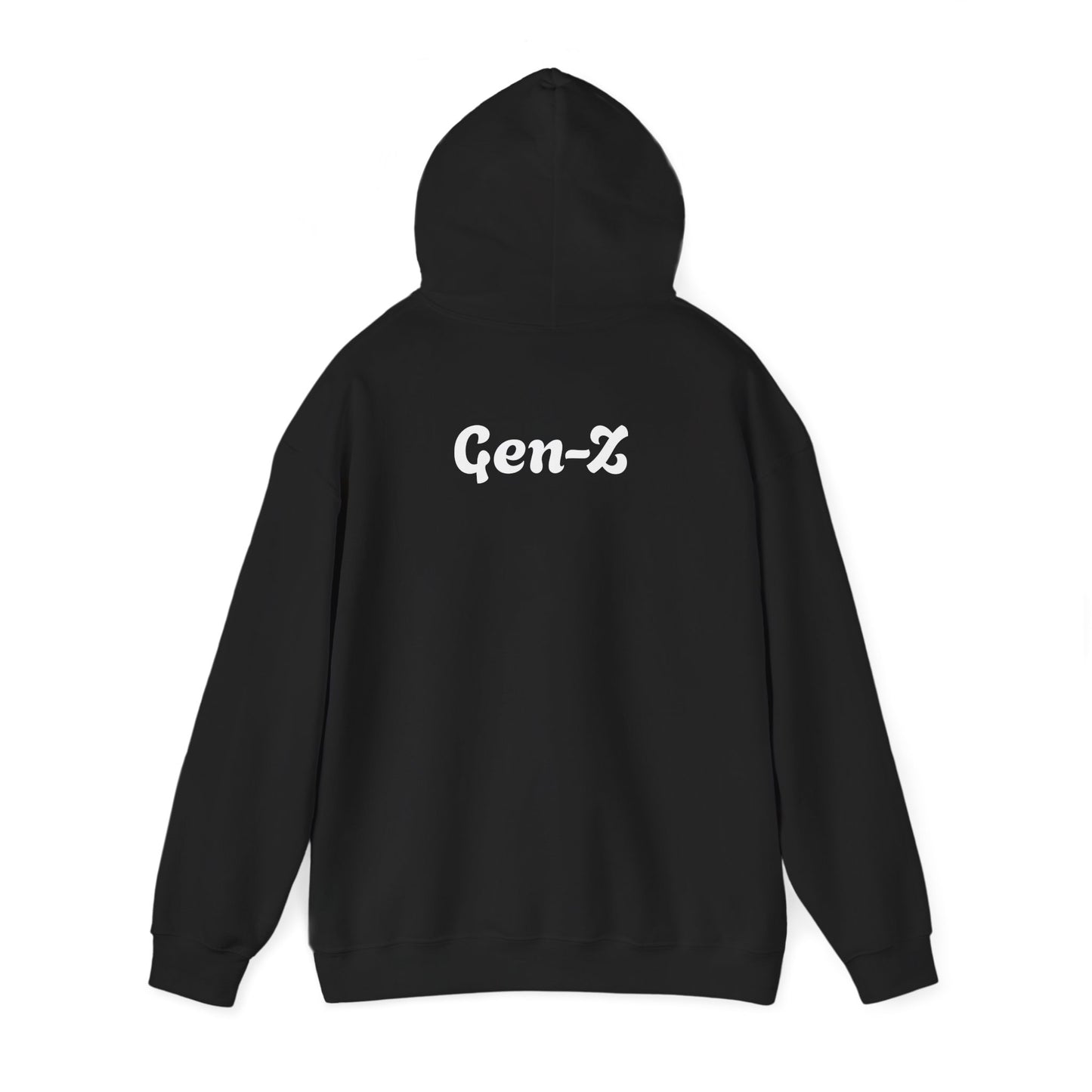 Gen-Z Deer Hoodie — Vintage Deer Skull Graphic Hooded Sweatshirt