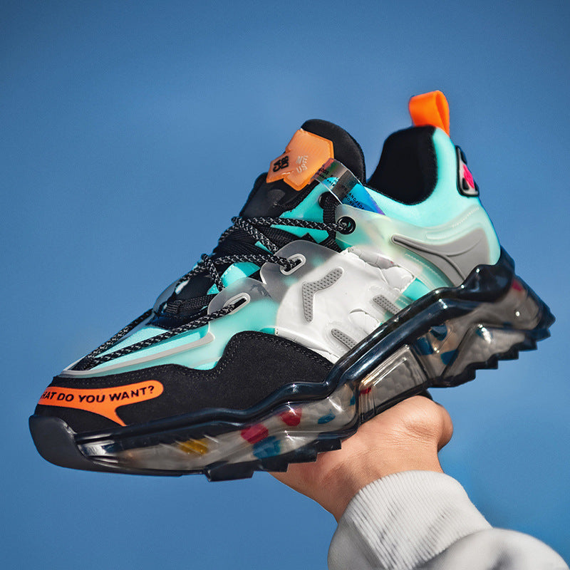 Men’s Summer Retro Chunky Sneakers – Trendy INS-Style Casual Shoes