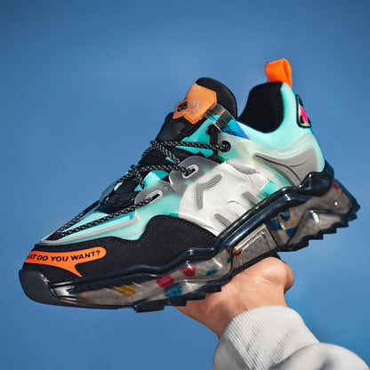 Men’s Summer Retro Chunky Sneakers – Trendy INS-Style Casual Shoes