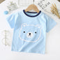 Children’s Cotton Short-Sleeve T-Shirt – Soft Baby Half-Sleeve Bottoming Top