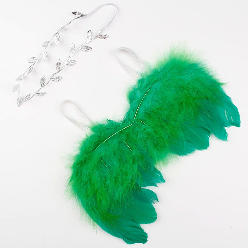 Newborn Photography Props White Angel Wing Baby