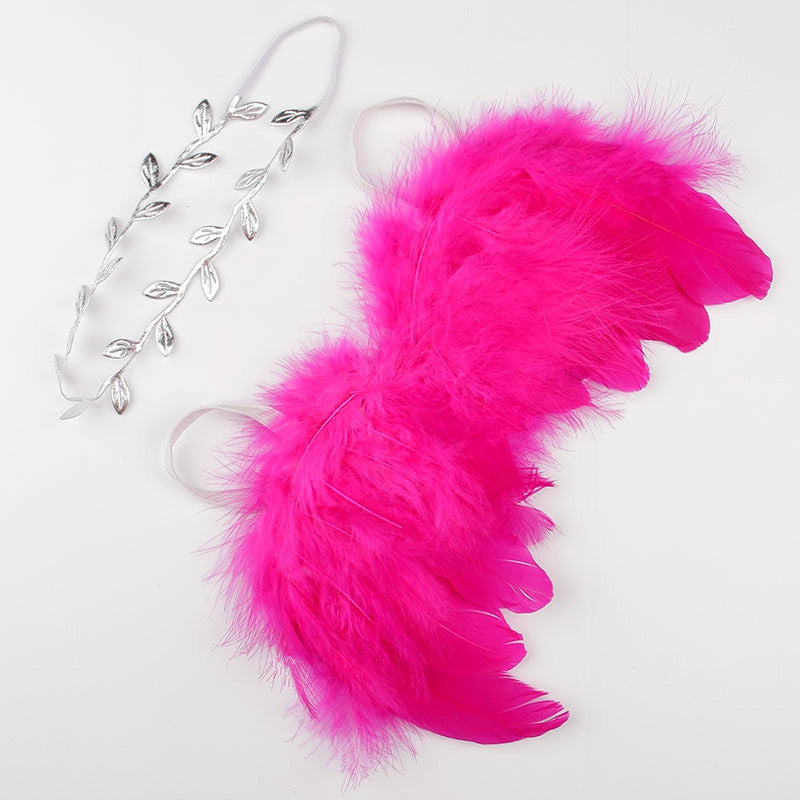 Newborn Photography Props White Angel Wing Baby