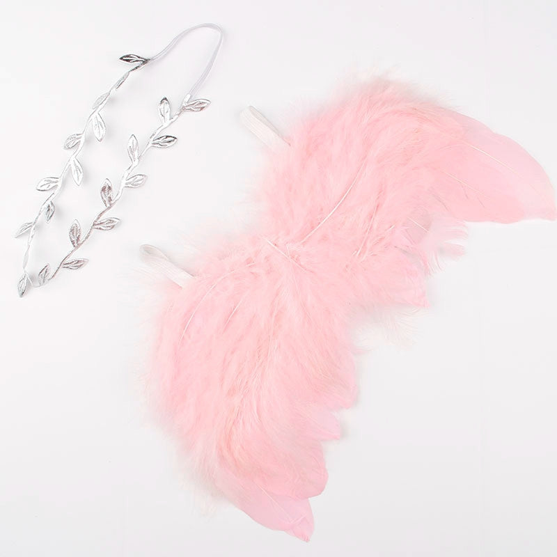 Newborn Photography Props White Angel Wing Baby