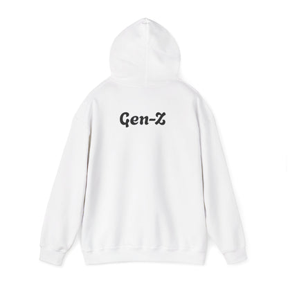 Gen-Z Deer Hoodie — Vintage Deer Skull Graphic Hooded Sweatshirt