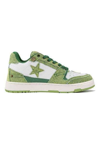 KAALIXTO Retro Star Sneakers Avocado – Unisex Casual Street Sneakers