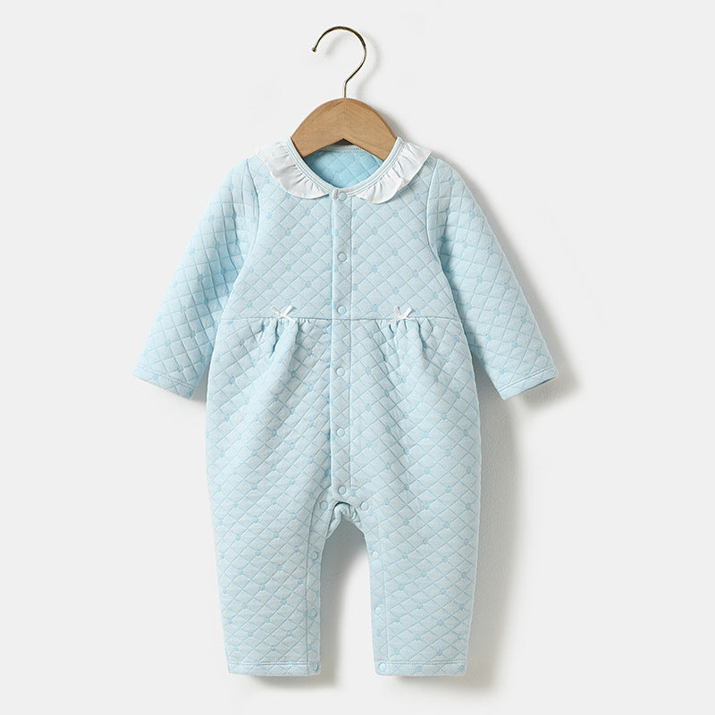 Baby Girl Korean Style Jumpsuit – Cute Romper for Infants
