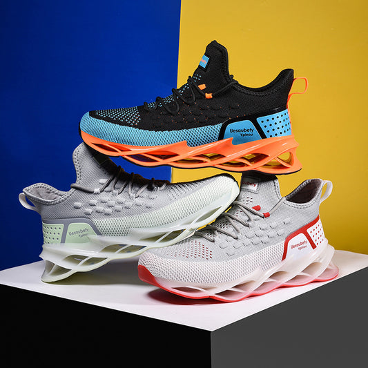 Men’s Spring Sports Shoes – Breathable Lightweight Sneakers for Running & Casual Wear