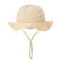 Baby Cotton Bucket Hat – Soft Breathable Sun Protection Basin Hat