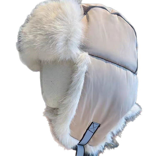 Men’s Thickened Long-Pile Lei Feng Hat – Warm Winter Ski Beanie