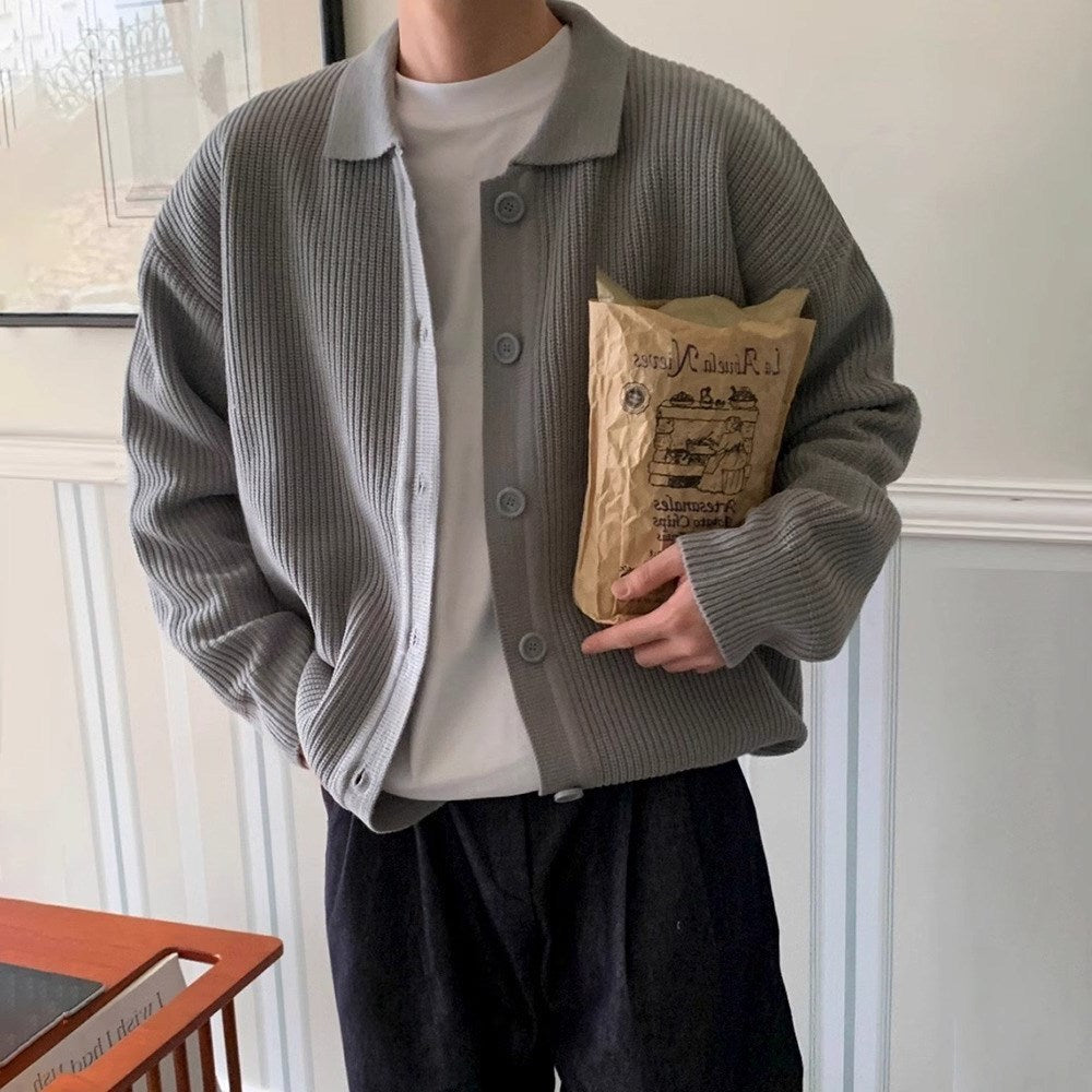 Korean-Style Casual Relaxed-Fit Top – Trendy Unisex Shirt