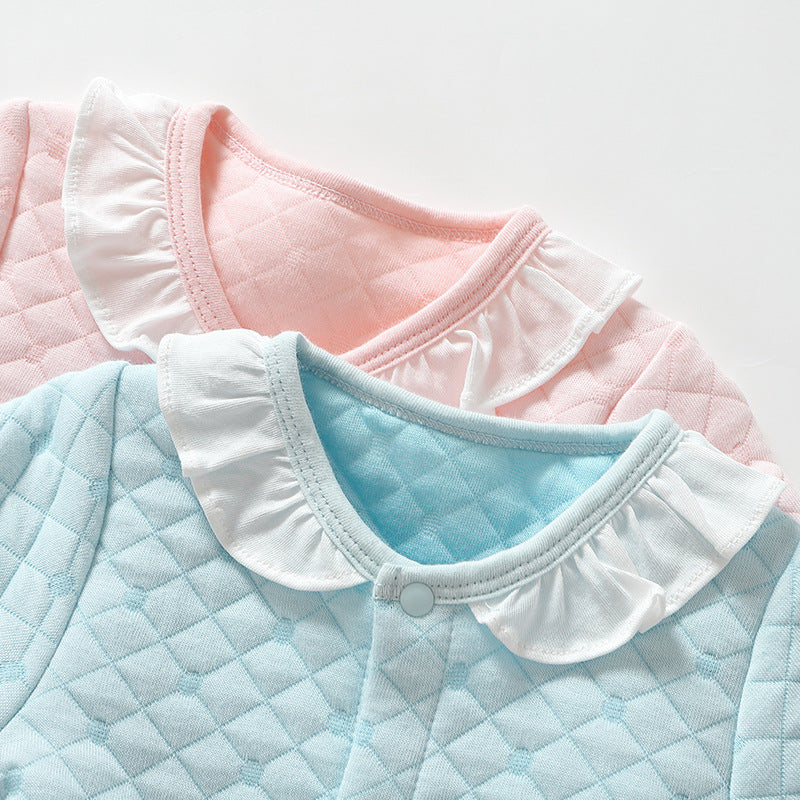 Baby Girl Korean Style Jumpsuit – Cute Romper for Infants