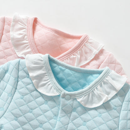 Baby Girl Korean Style Jumpsuit – Cute Romper for Infants