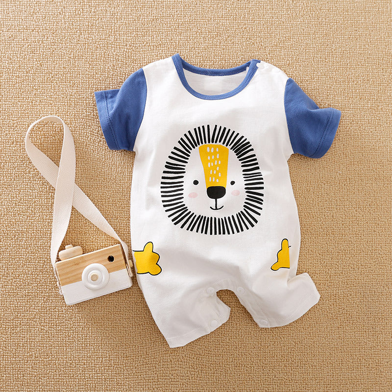 Baby Short Sleeve Onesie – Casual Infant Bodysuit for Newborns