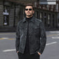 Men’s Vintage American-Style Leather Jacket – Trendy Casual Streetwear Outerwear