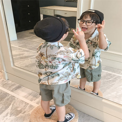 Baby Boys Floral Shirt – Cute Summer Top for Toddlers