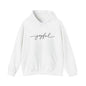 Joyful Script Hoodie — Minimalist Inspirational Pullover