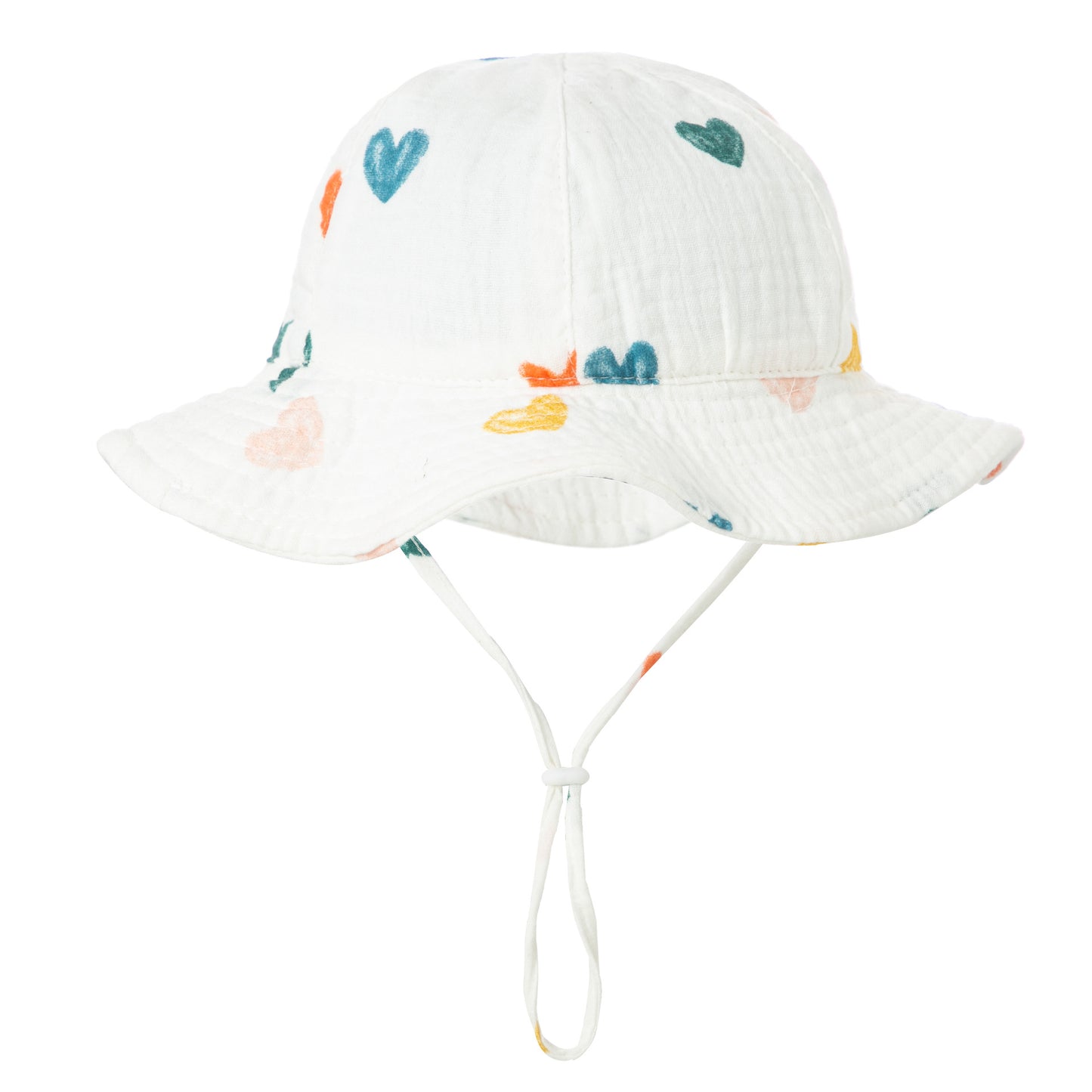 Baby Cotton Bucket Hat – Soft Breathable Sun Protection Basin Hat