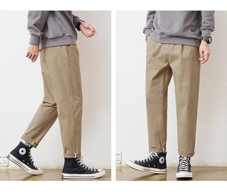 Men’s Casual Wide-Leg Pants – Loose and Comfortable Everyday Trousers