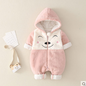 Baby Winter Thick Cotton Padded Jumpsuit Jacket