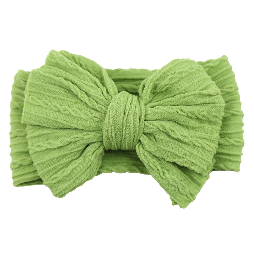 Handmade Baby Headbands – Soft Stretchy Nylon Hair Bands with Bows for Newborns and Toddlers