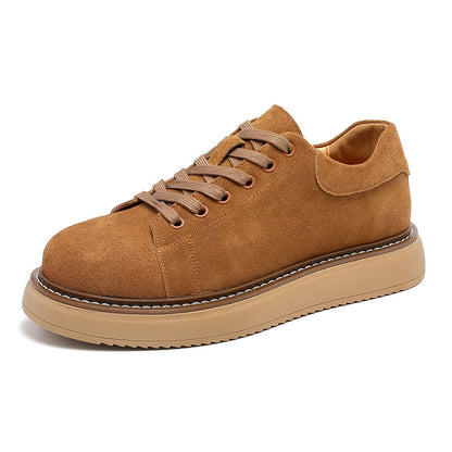 Women’s Suede Retro Workwear Shoes – Durable Casual Fashion Footwear