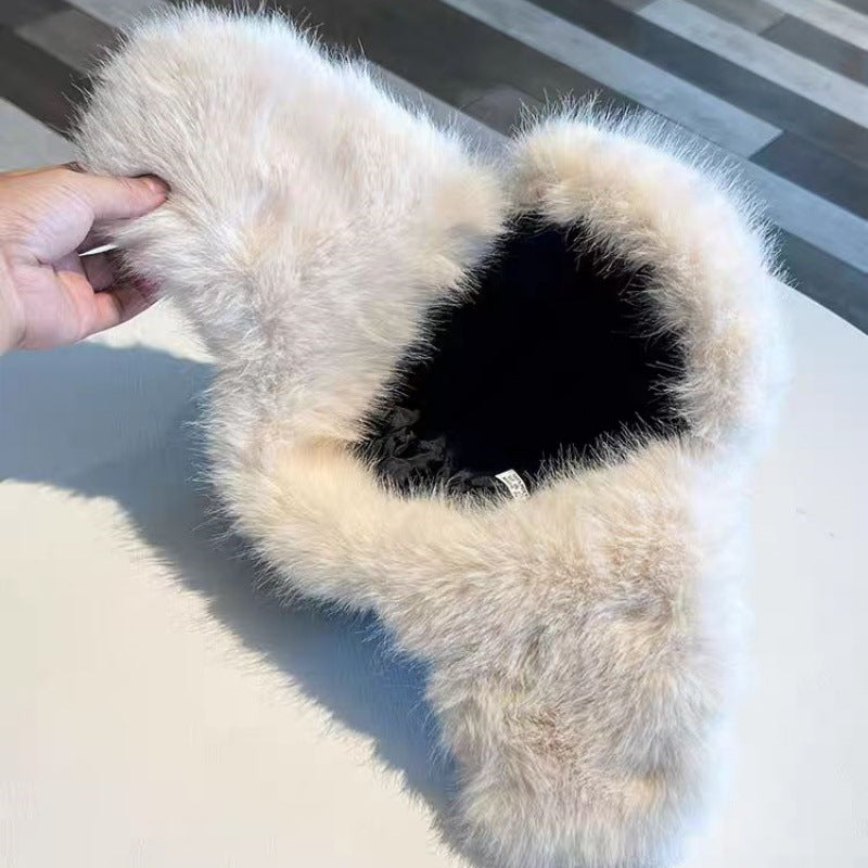 Men’s Thickened Long-Pile Lei Feng Hat – Warm Winter Ski Beanie