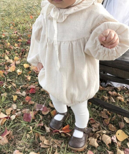 Spring Baby Ruffle Romper – Stretchy One-Piece Outfit for Infants