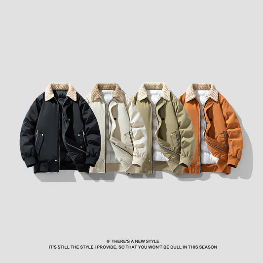 Men’s Winter Hooded Coat – Thick Thermal Warm Jacket