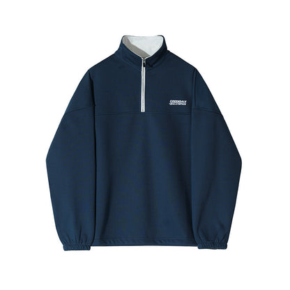 Spring Half Zip Sweater for Men