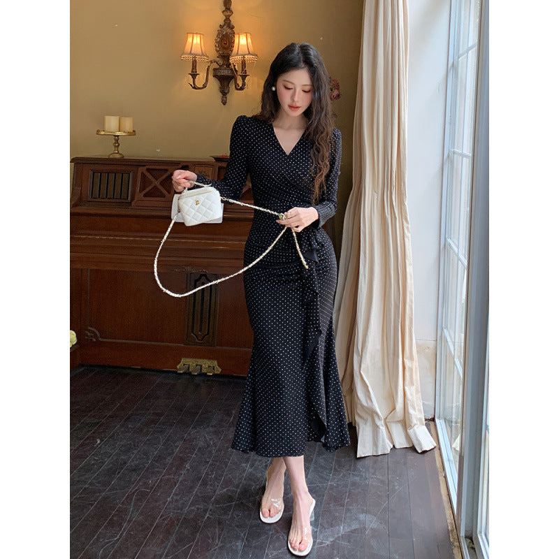 Autumn Women’s Waist-Tie Dress – New Fashion Casual Dress