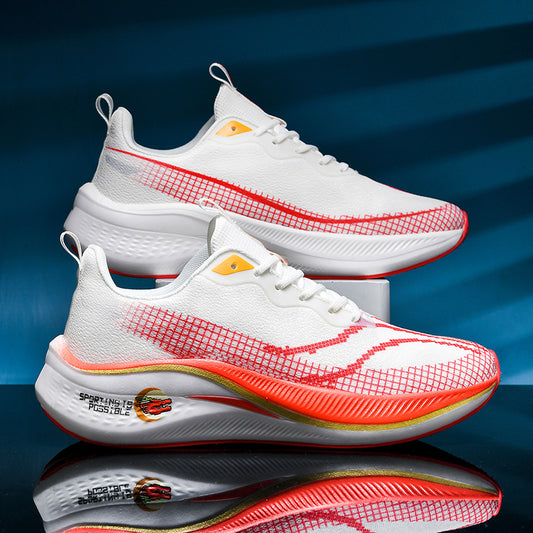 Women’s Fashion Carbon Plate Running Shoes – Lightweight Performance Sneakers