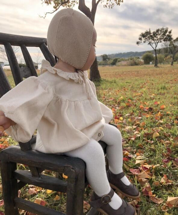 Spring Baby Ruffle Romper – Stretchy One-Piece Outfit for Infants