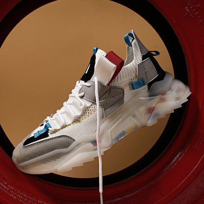 Men’s Summer Retro Chunky Sneakers – Trendy INS-Style Casual Shoes