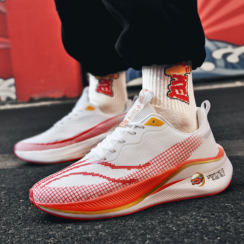 Women’s Fashion Carbon Plate Running Shoes – Lightweight Performance Sneakers