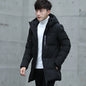 Men’s Fashionable Hooded Down Jacket – Warm Winter Outerwear Coat