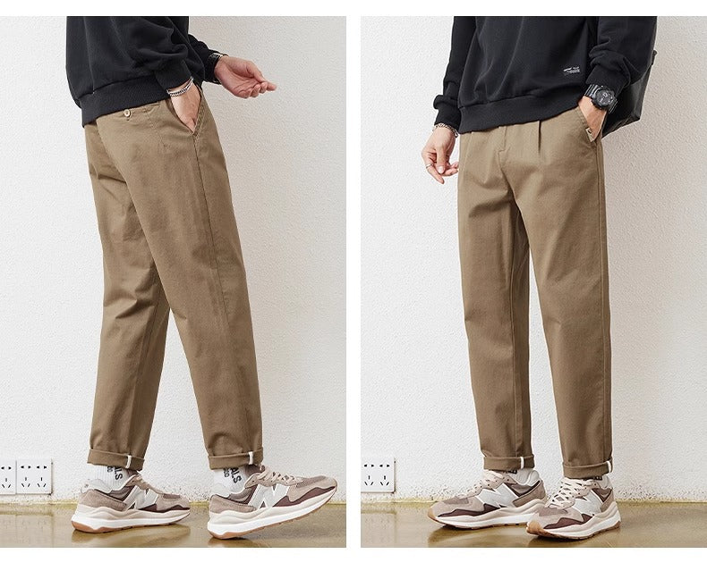 Men’s Casual Wide-Leg Pants – Loose and Comfortable Everyday Trousers