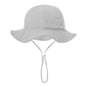 Baby Cotton Bucket Hat – Soft Breathable Sun Protection Basin Hat