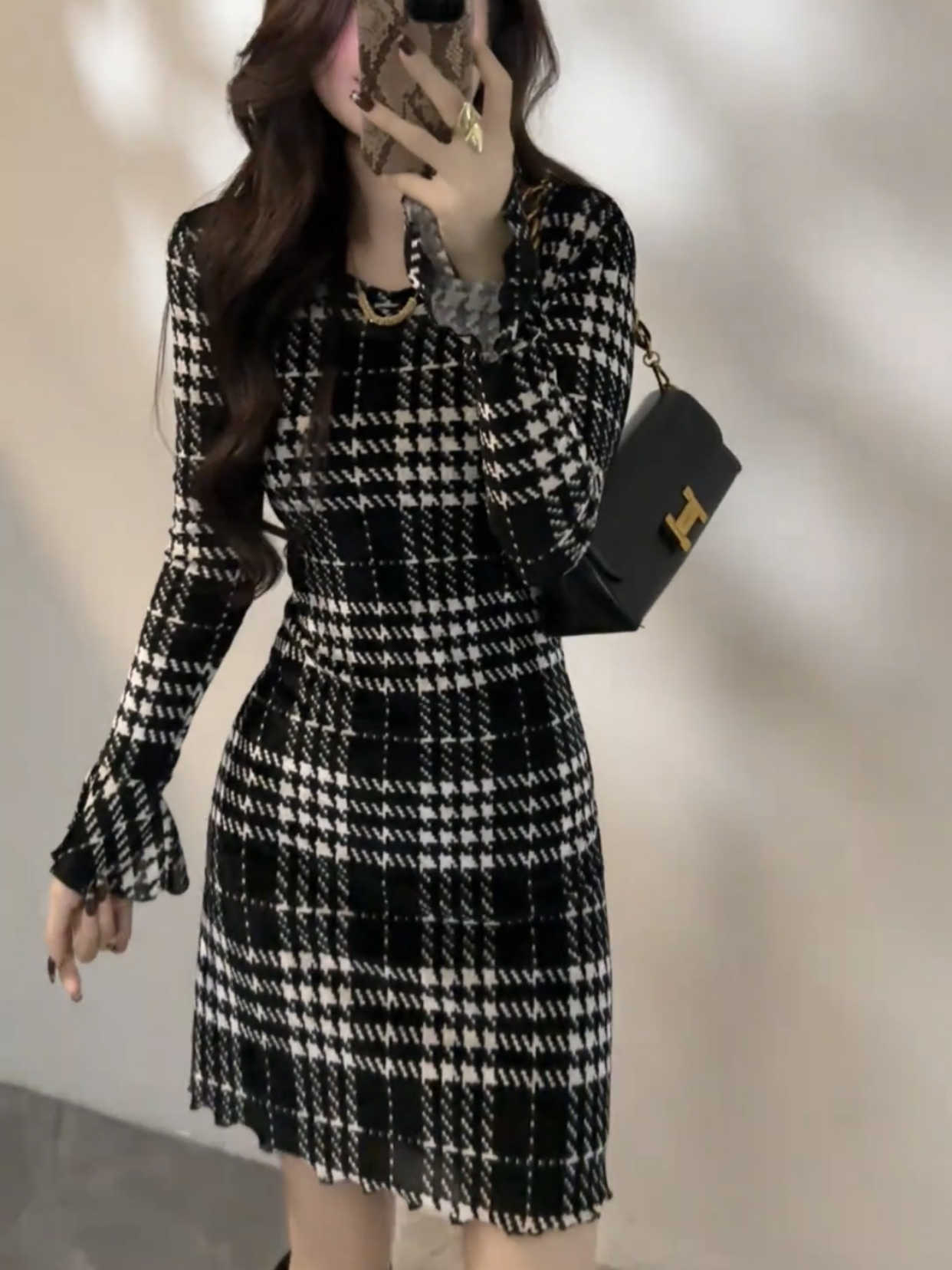 Women’s Slim Waist Hip Skirt – Elegant Temperament Pencil Skirt for Girls