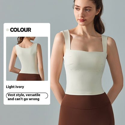 Fashion Skinny Yoga Clothes Vest For Women