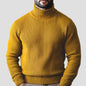 Men’s Knitted High-Neck Zip-Up Sweater – Long Sleeve Knit Jacket