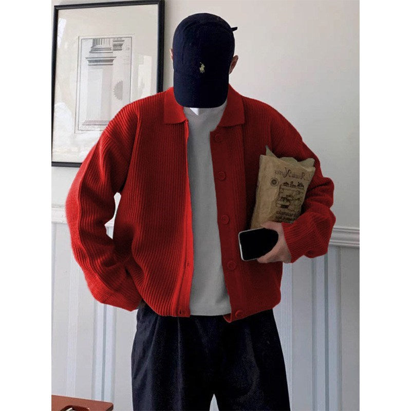 Korean-Style Casual Relaxed-Fit Top – Trendy Unisex Shirt